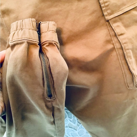 Fashion Nova Kalley Cargo Pants Q707C Tan L‎ - Picture 4 of 7